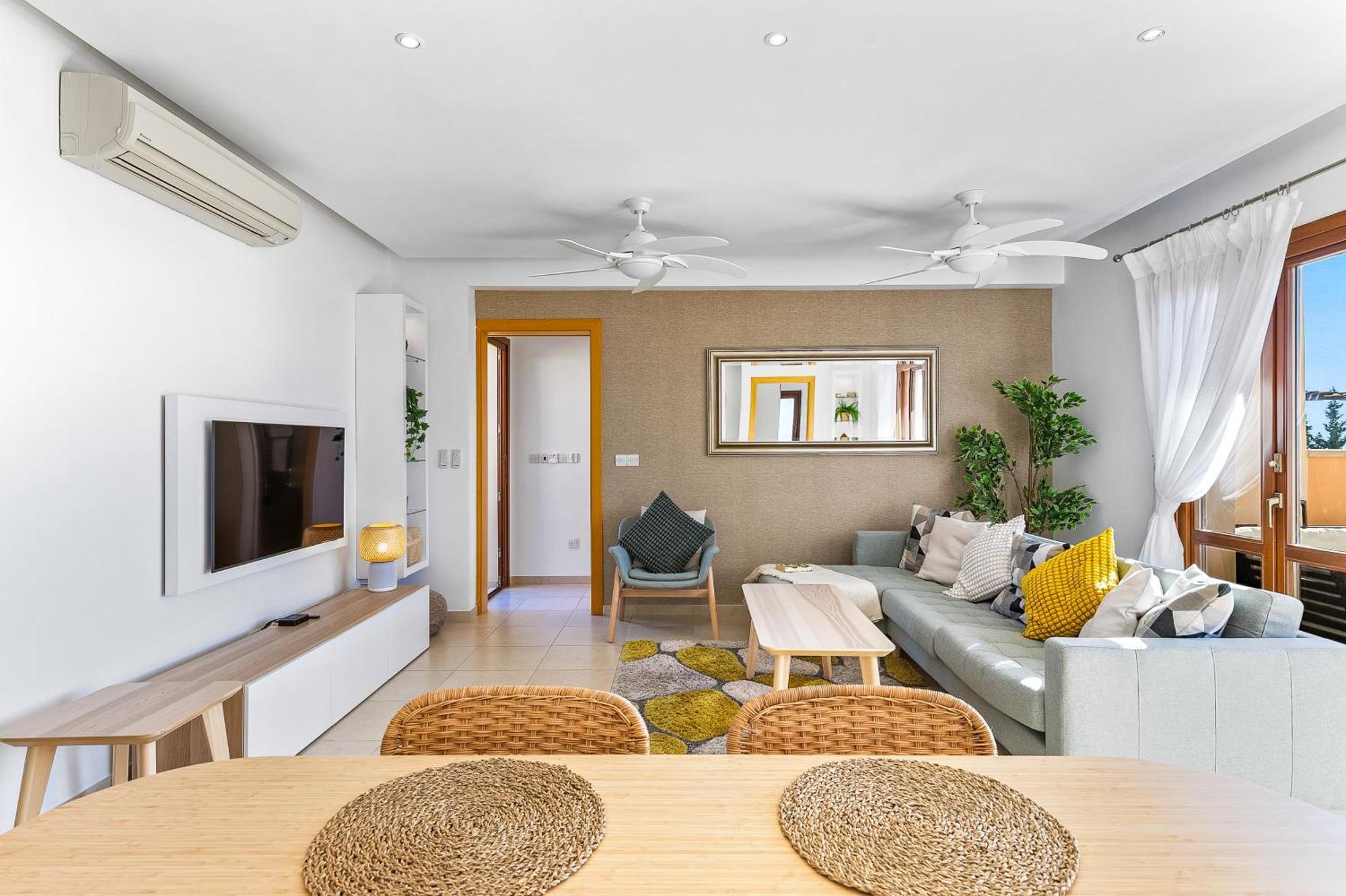 2 Bedroom Apartment Thalassa With Sea And Sunset Views, Aphrodite Hills Resort Kouklia Luaran gambar