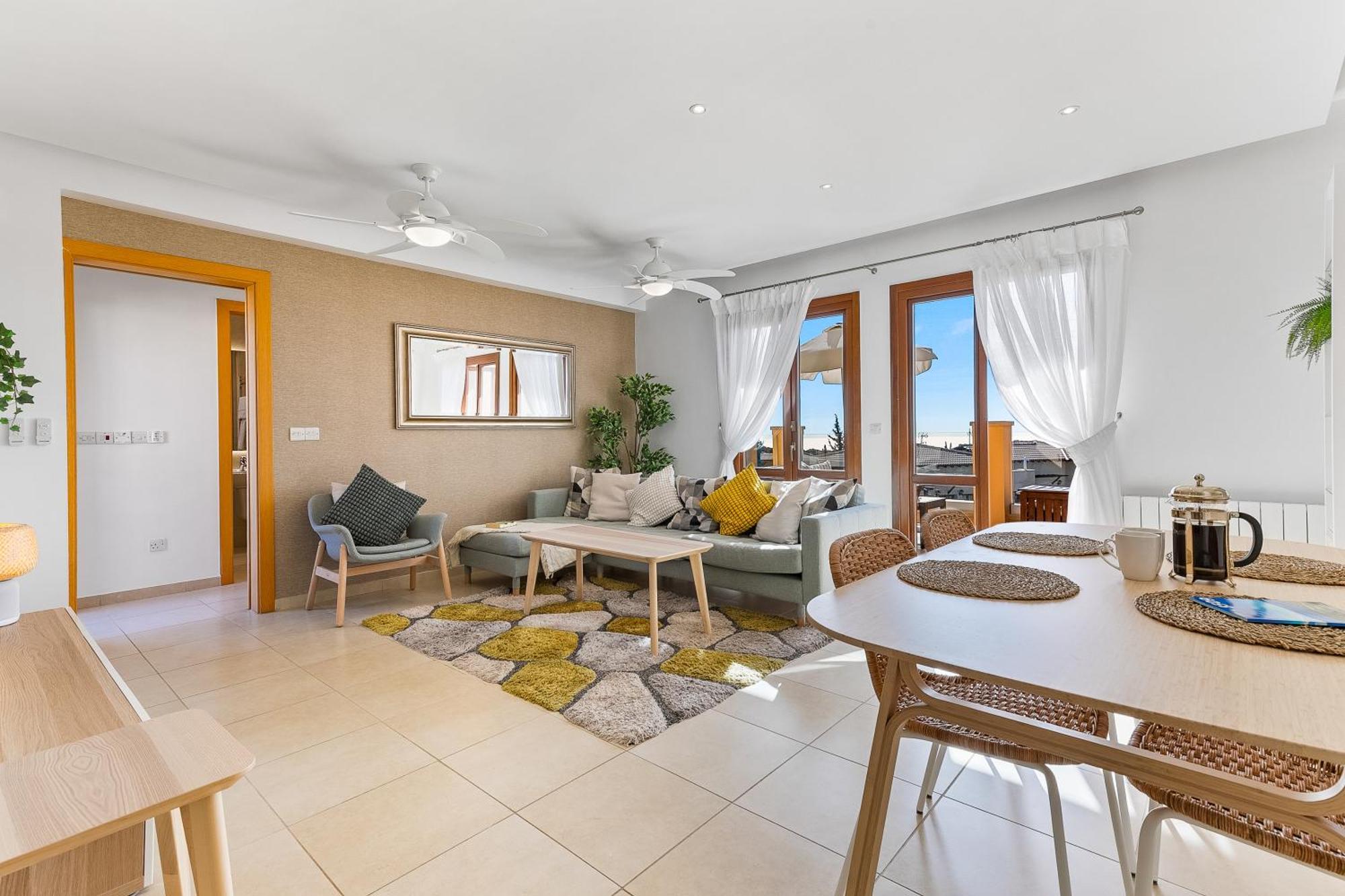 2 Bedroom Apartment Thalassa With Sea And Sunset Views, Aphrodite Hills Resort Kouklia Luaran gambar